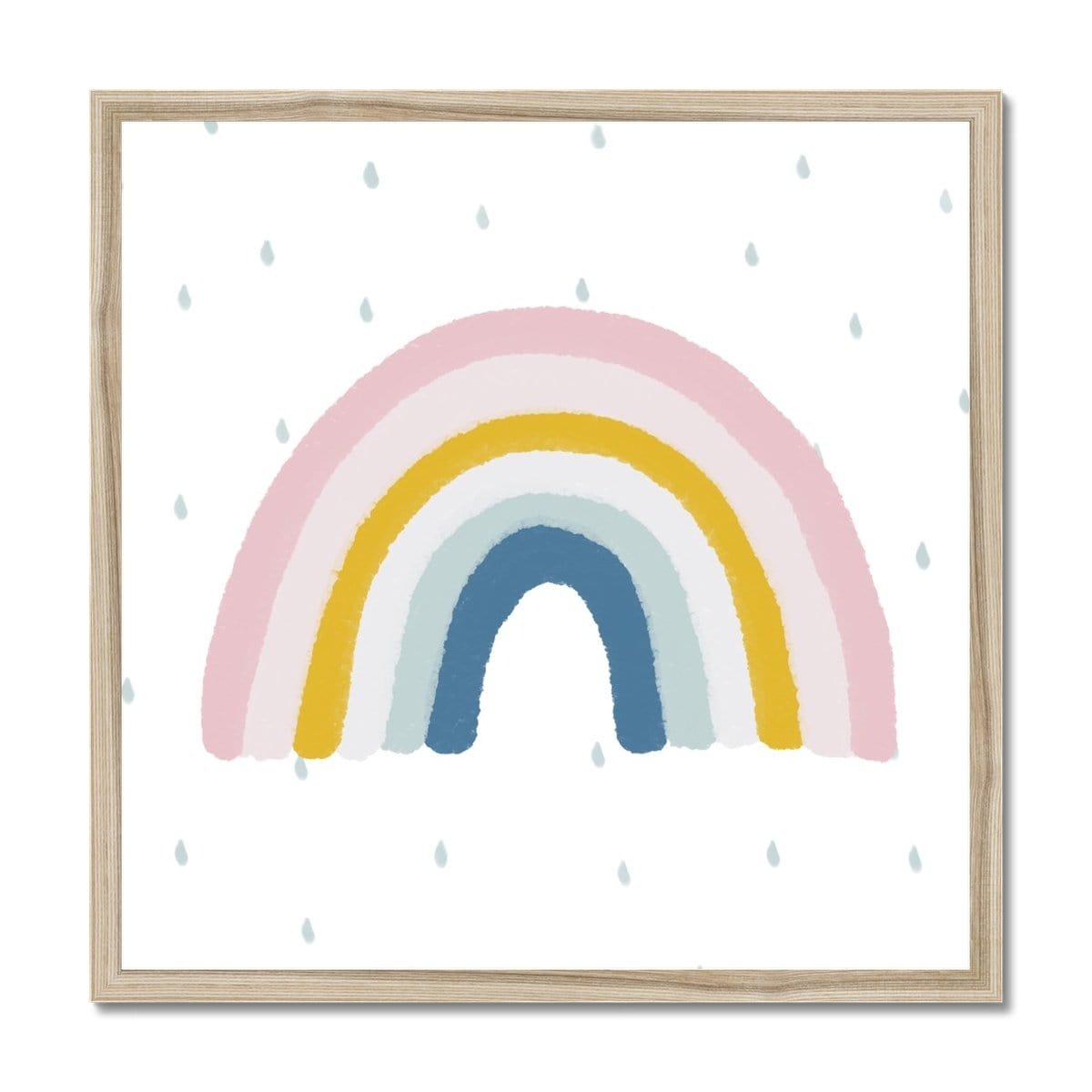 Rainbow Wall Art - Matches H&M Cushion |  Framed Print