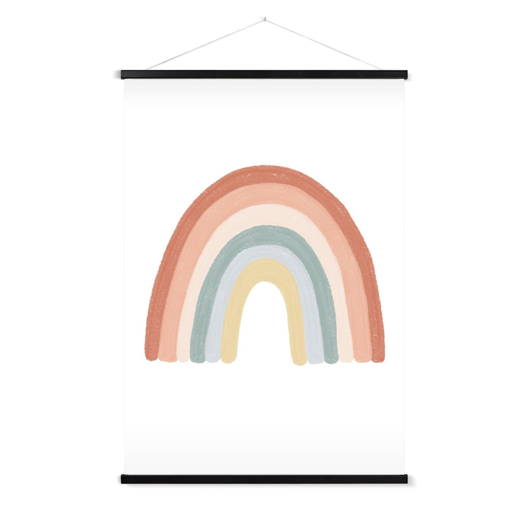 Rainbow Wall Art - Subtle - No Drops |  Fine Art Print with Hanger