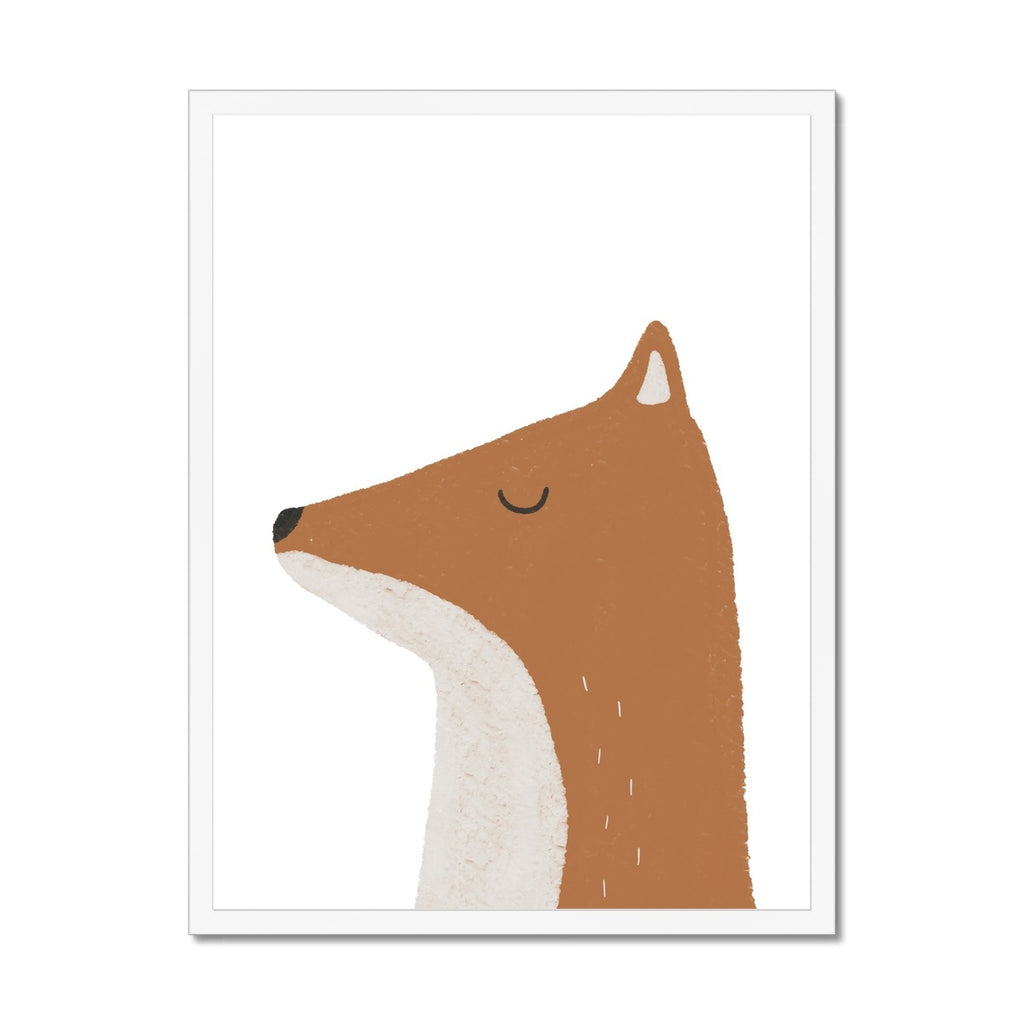 Fox Print - Plain |  Framed Print