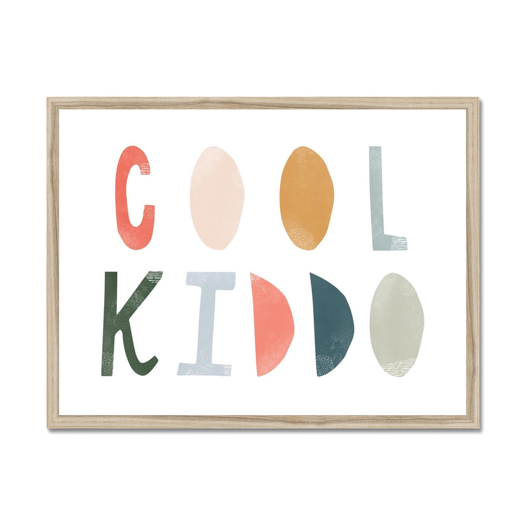 Cool Kiddo - Space |  Framed Print