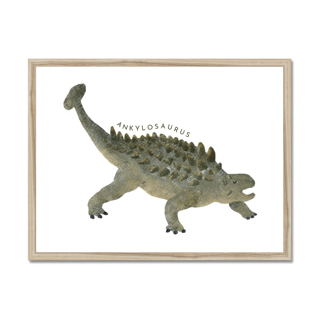 Dinosaur Art - Ankylosaurus |  Framed Print