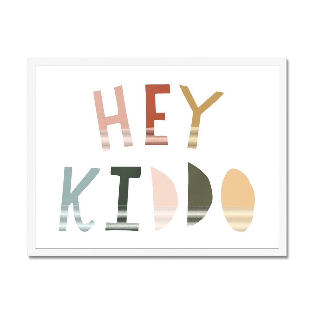 Hey Kiddo - Autumn (Landscape) |  Framed Print