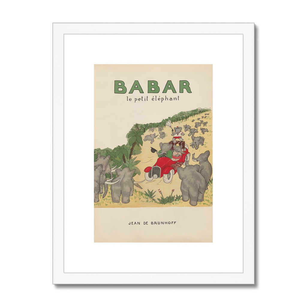 Babar Vintage Art 00109 |  Framed & Mounted Print