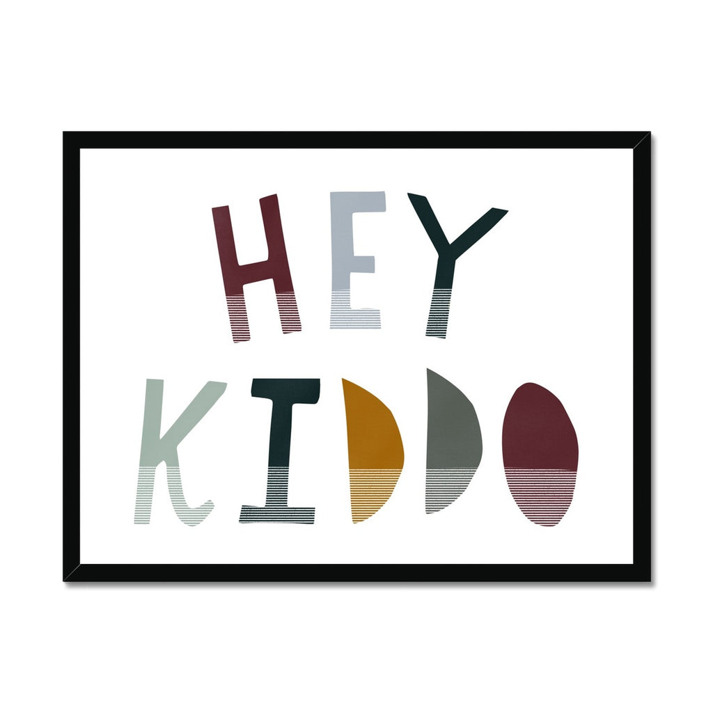 Hey Kiddo - Woodland (Landscape) |  Framed Print
