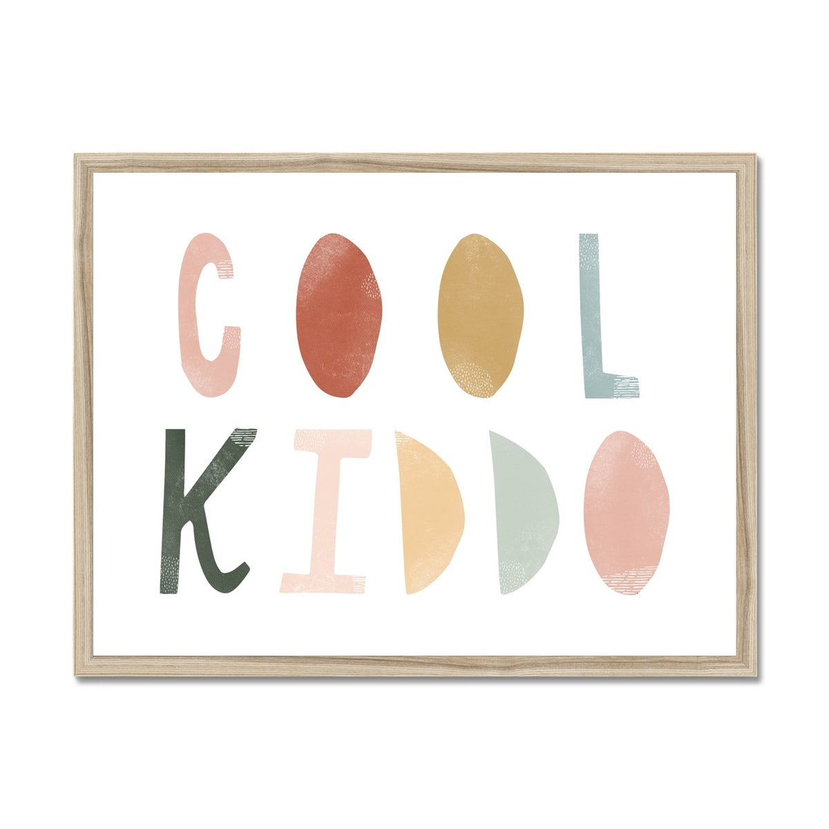 Cool Kiddo – Herbstspaziergang | Gerahmter Druck