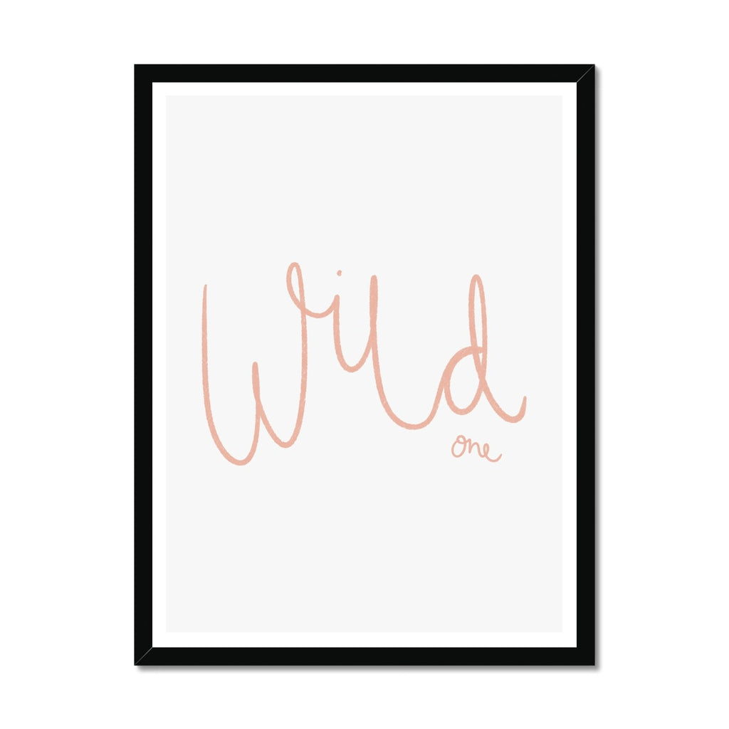 Wild One - Pink |  Framed Print