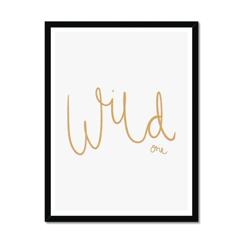 Wild One - Ochre |  Framed Print