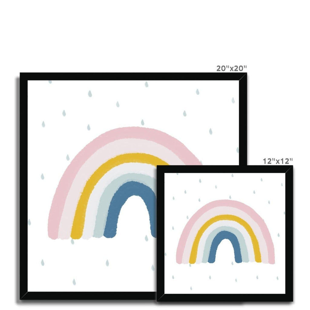 Rainbow Wall Art - Matches H&M Cushion |  Framed Print