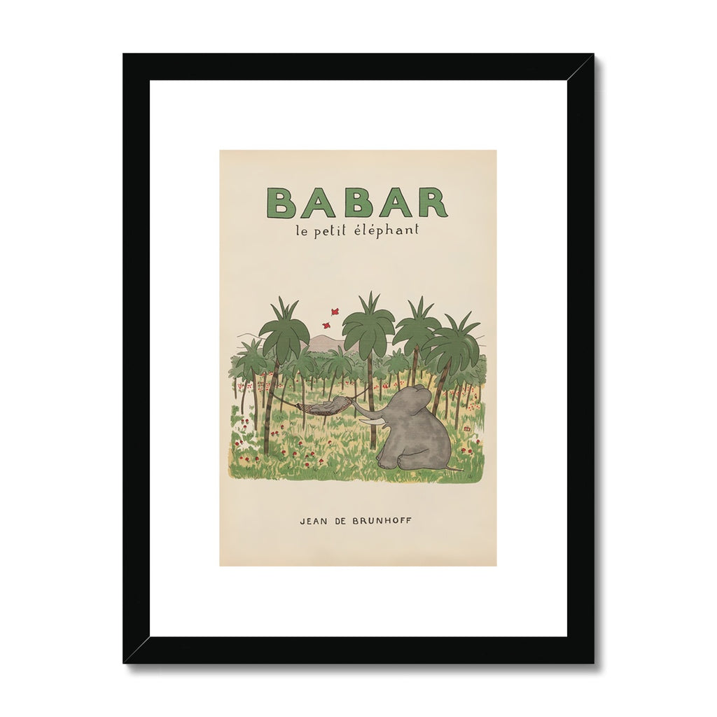 Babar Vintage Art 00107 |  Framed & Mounted Print