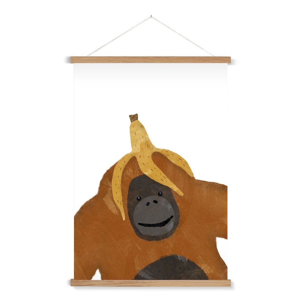 Orangutan Poster |  Fine Art Print with Hanger