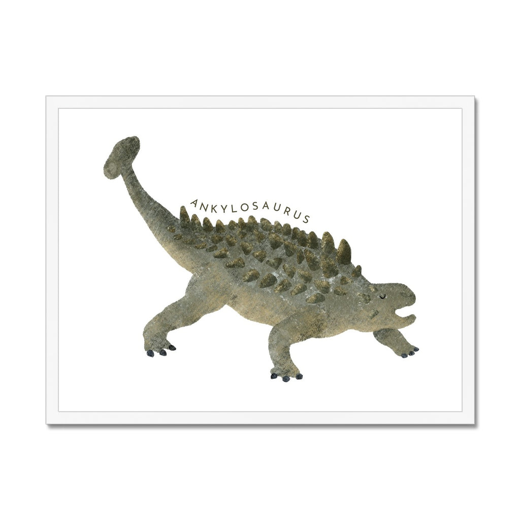 Dinosaur Art - Ankylosaurus |  Framed Print