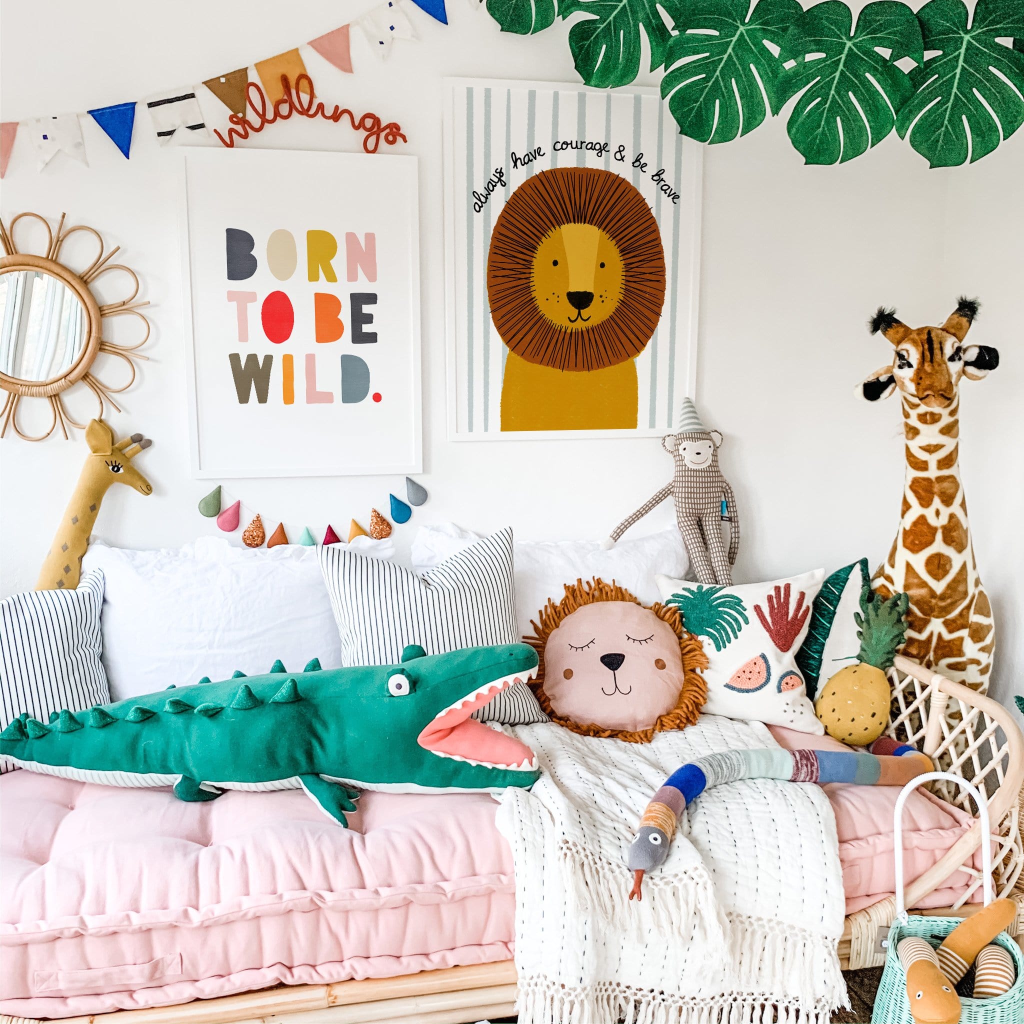 Born To Be Wild Print - Muted Rainbow |  Unframed