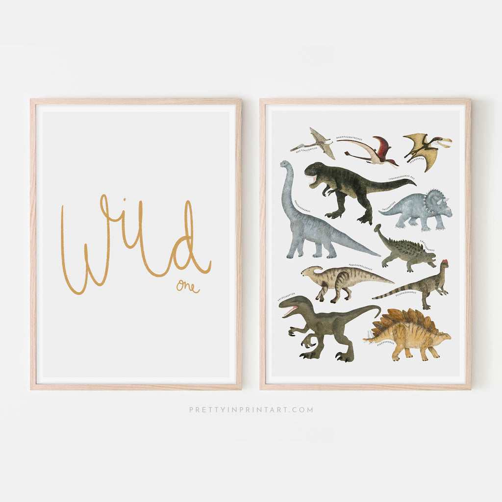 Wild One - Ochre |  Fine Art Print with Hanger