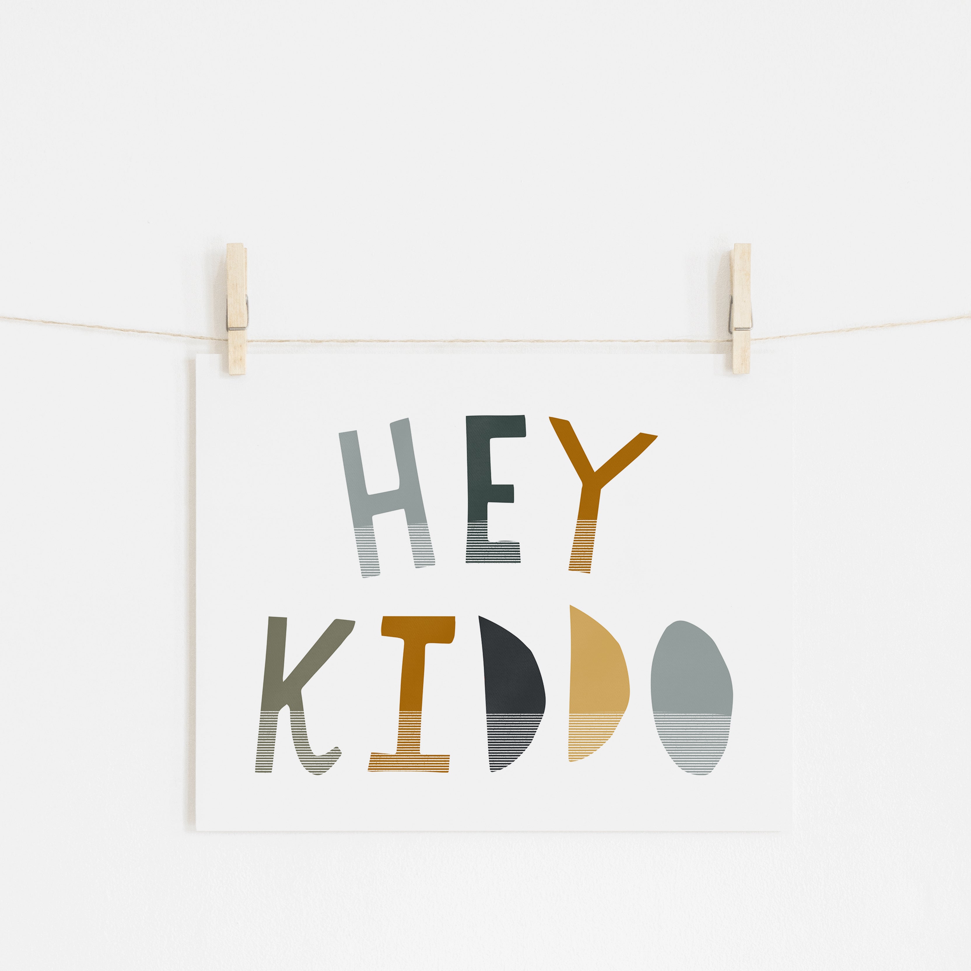 Hey Kiddo - Jungle (Landscape) |  Unframed