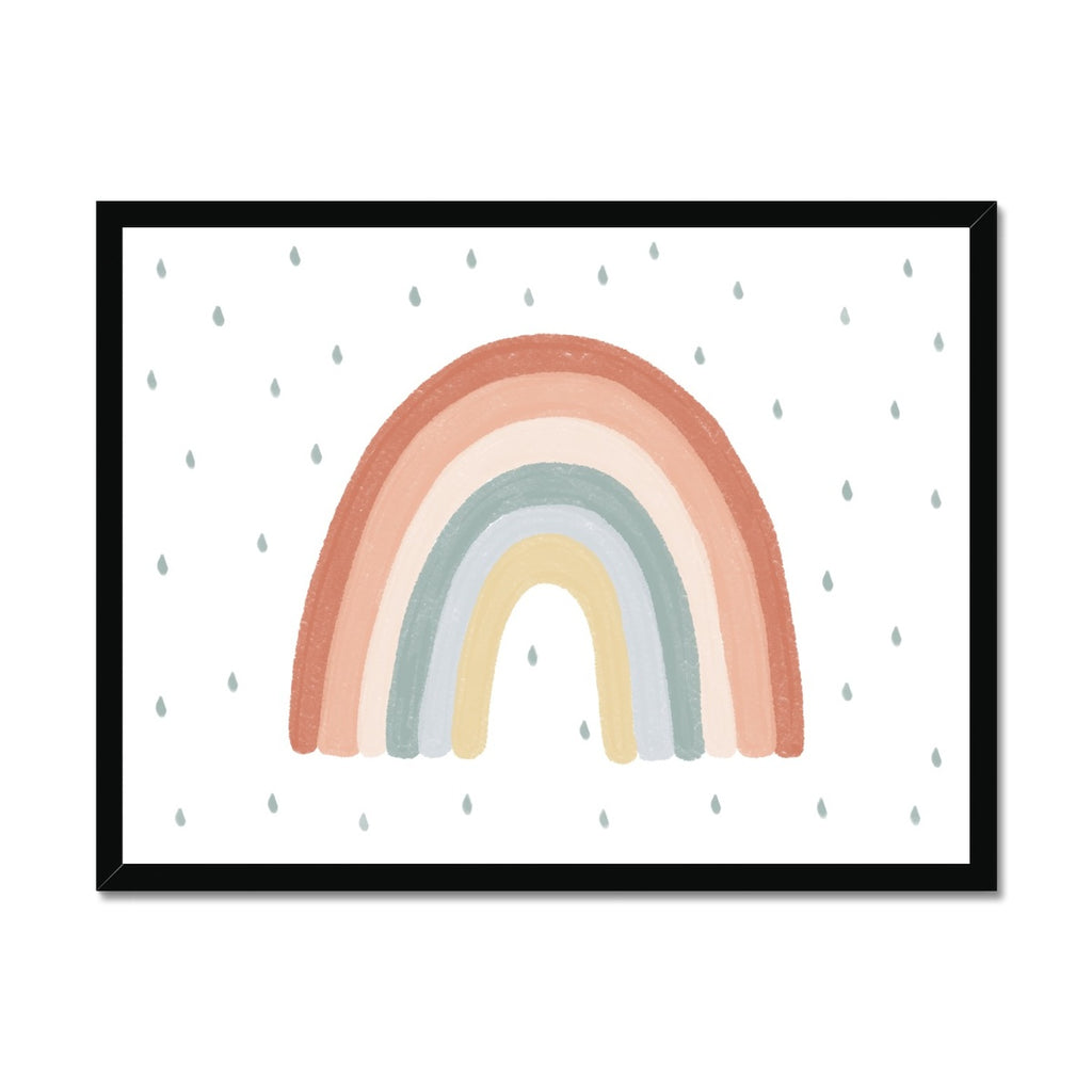 Rainbow Wall Art - Subtle (landscape) |  Framed Print