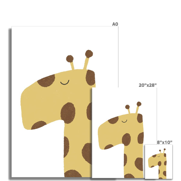 Giraffe Print - Plain |  Unframed