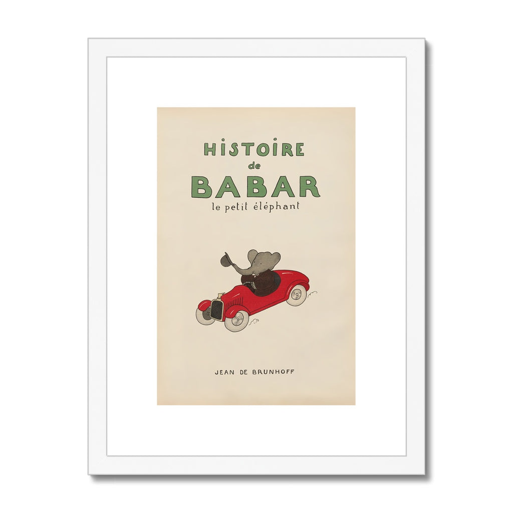Babar Vintage Art 00101 |  Framed & Mounted Print