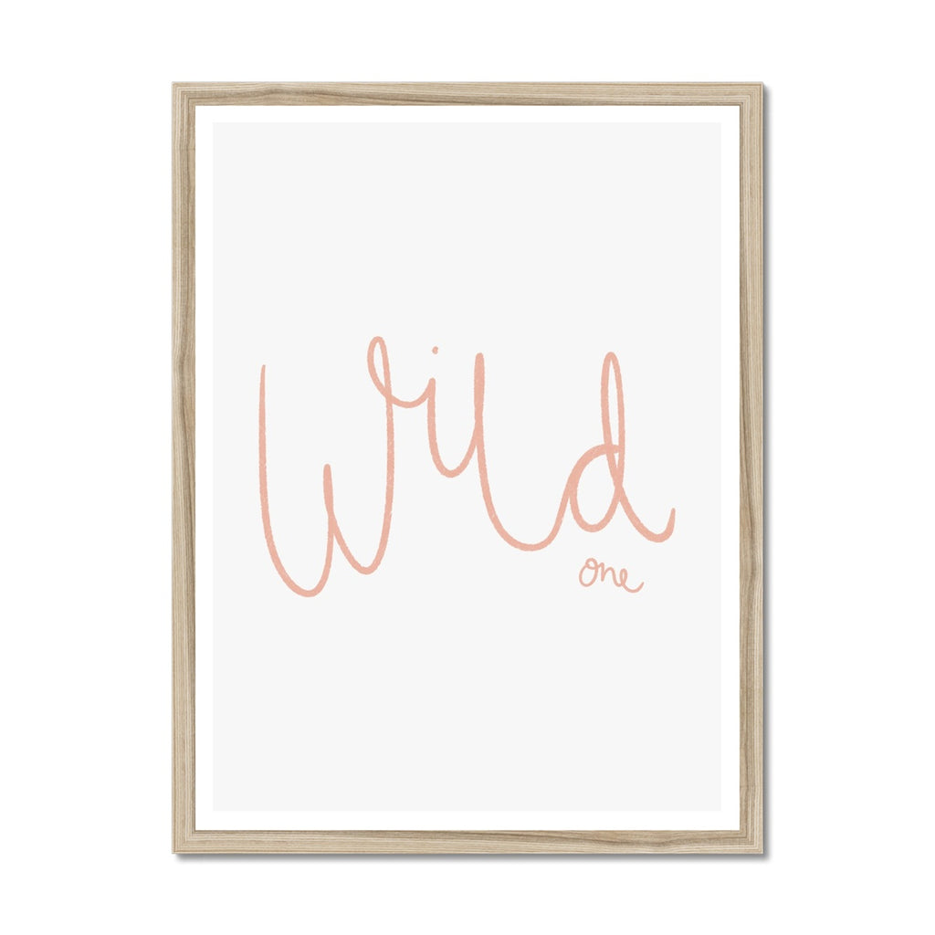 Wild One - Pink |  Framed Print