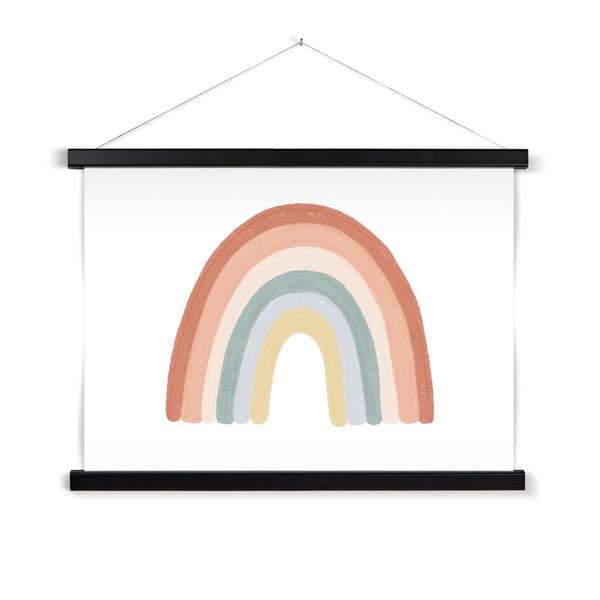 Rainbow Wall Art - Landscape - No Drops |  Fine Art Print with Hanger
