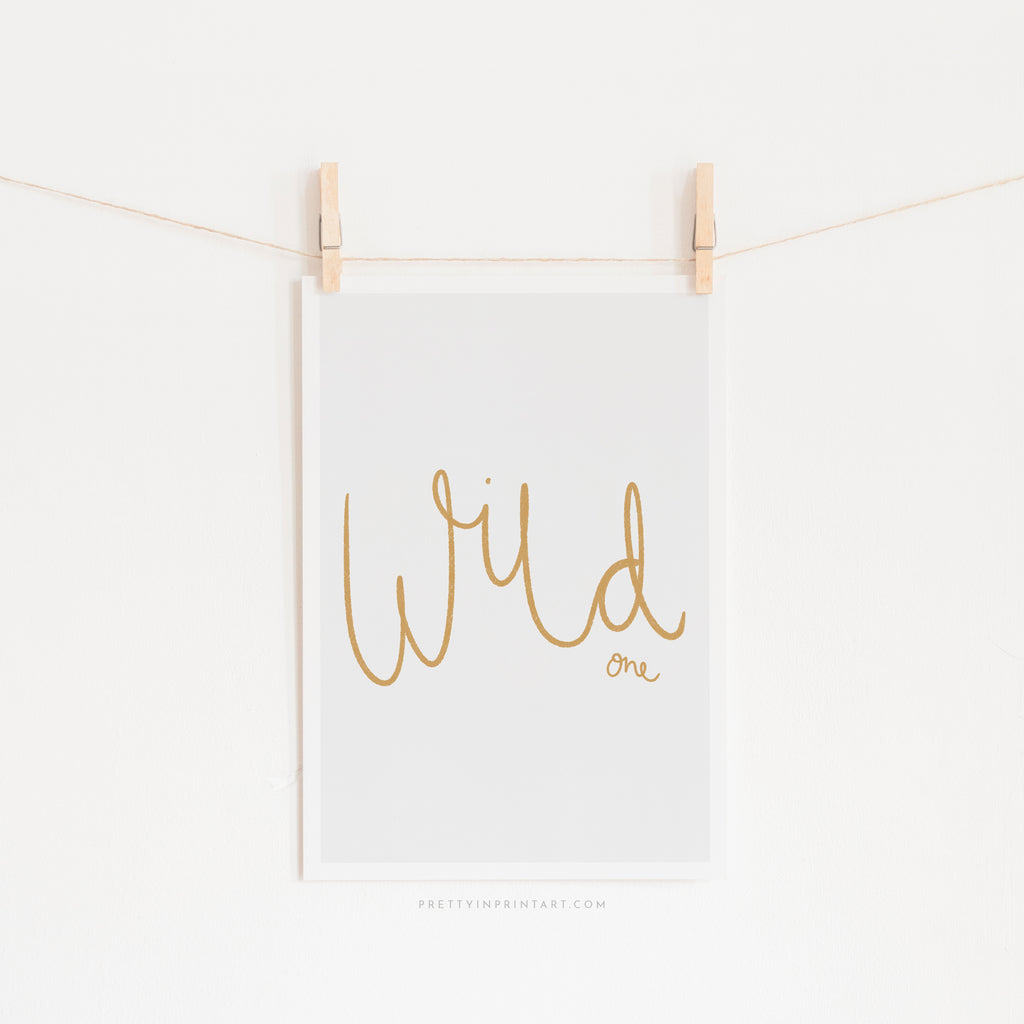 Wild One - Ochre |  Unframed