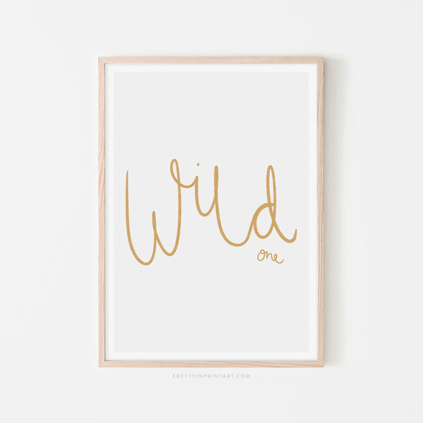 Wild One - Ochre |  Framed Print