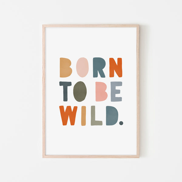 Born To Be Wild Print - Magic Carpet |  Framed Print