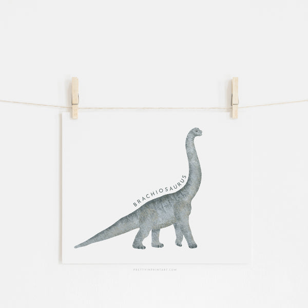 Dinosaur Art - Brachiosaurus |  Unframed