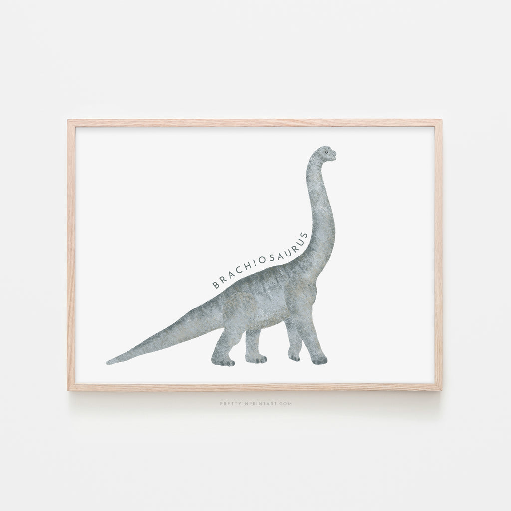 Dinosaur Art - Brachiosaurus |  Framed Print