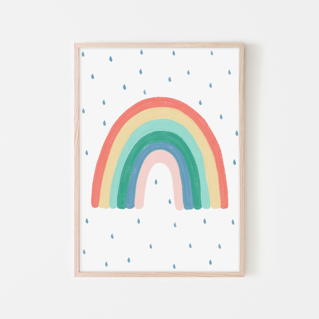 Rainbow Wall Art - Rainbow Colours |  Framed Print