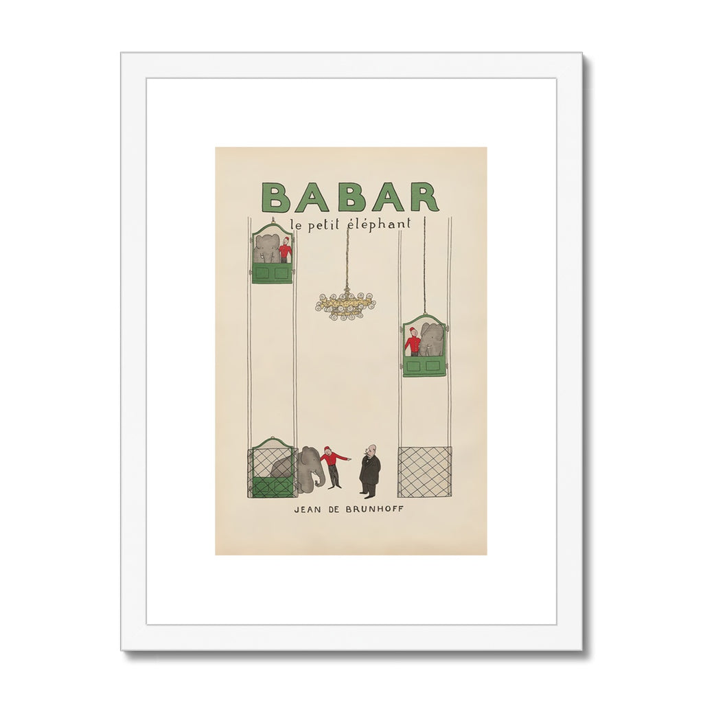 Babar Vintage Art 00104 |  Framed & Mounted Print