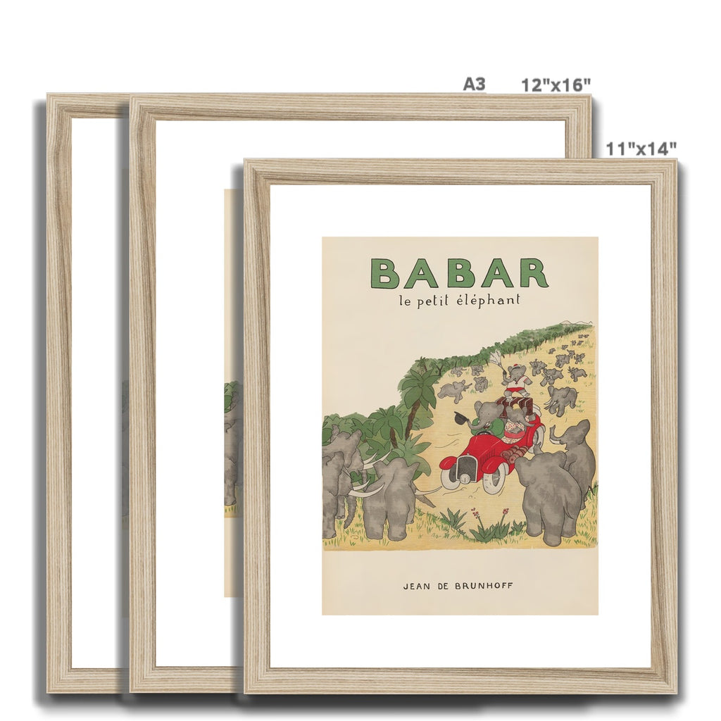 Babar Vintage Art 00109 |  Framed & Mounted Print