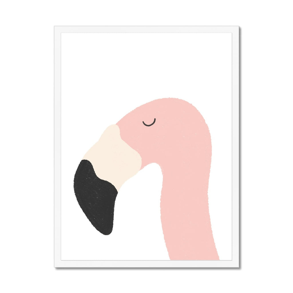 Flamingo Art Print - Plain |  Framed Print