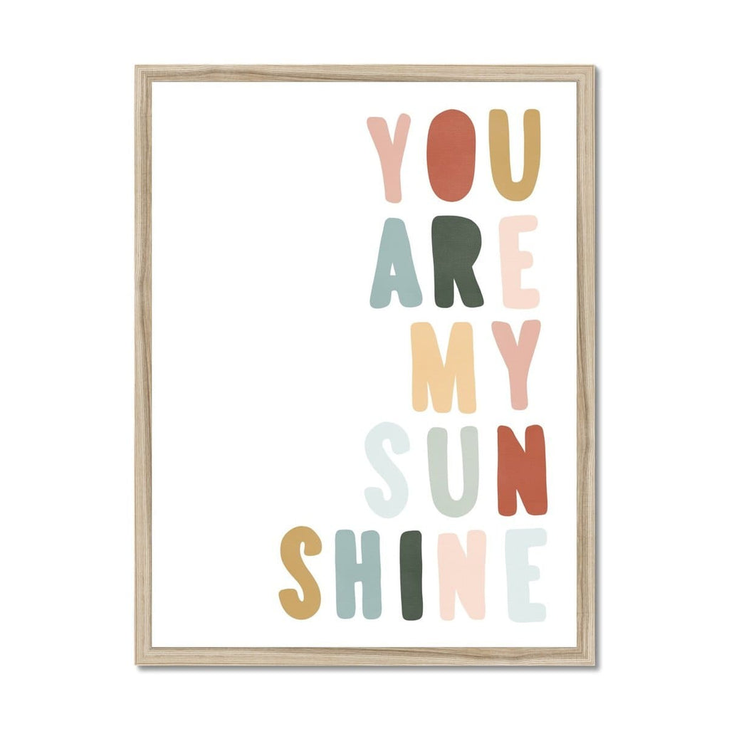 You Are My Sunshine - Autumn Walk |  Framed Print