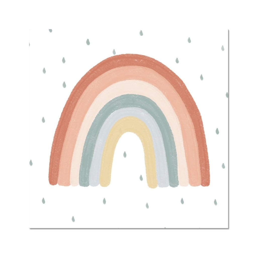 Rainbow Wall Art - Subtle Colours |  Unframed