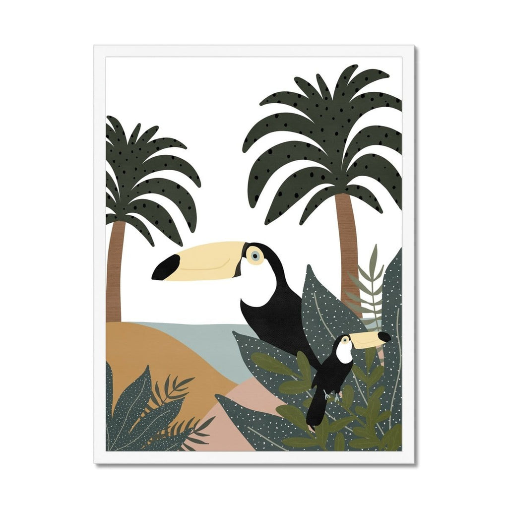 Toucans - Jungle Wall Art |  Framed Print