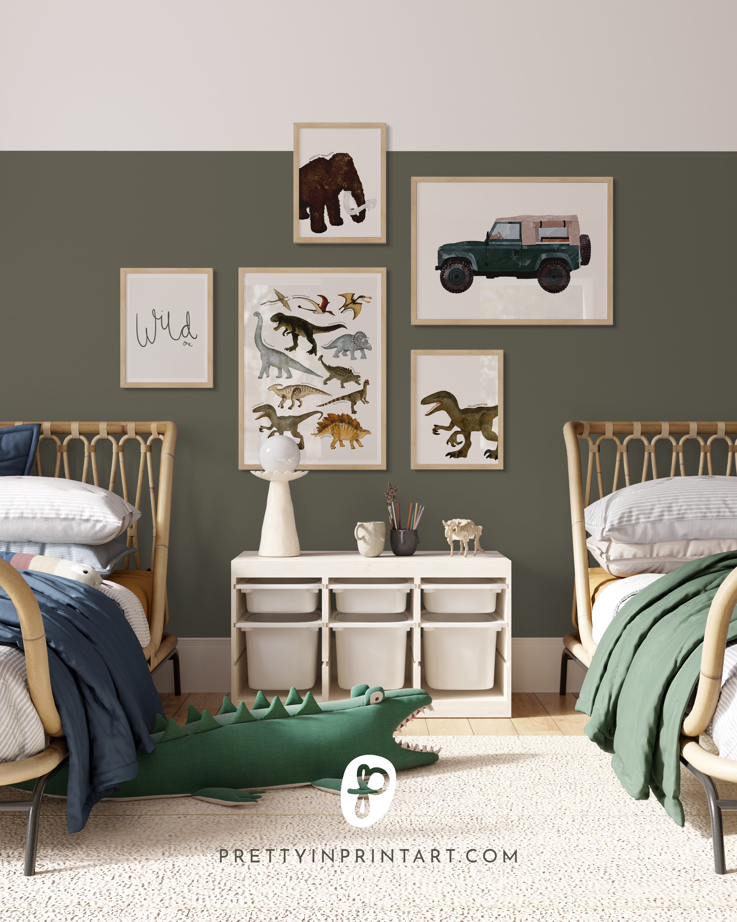 Woolly Mammoth - Portrait |  Unframed