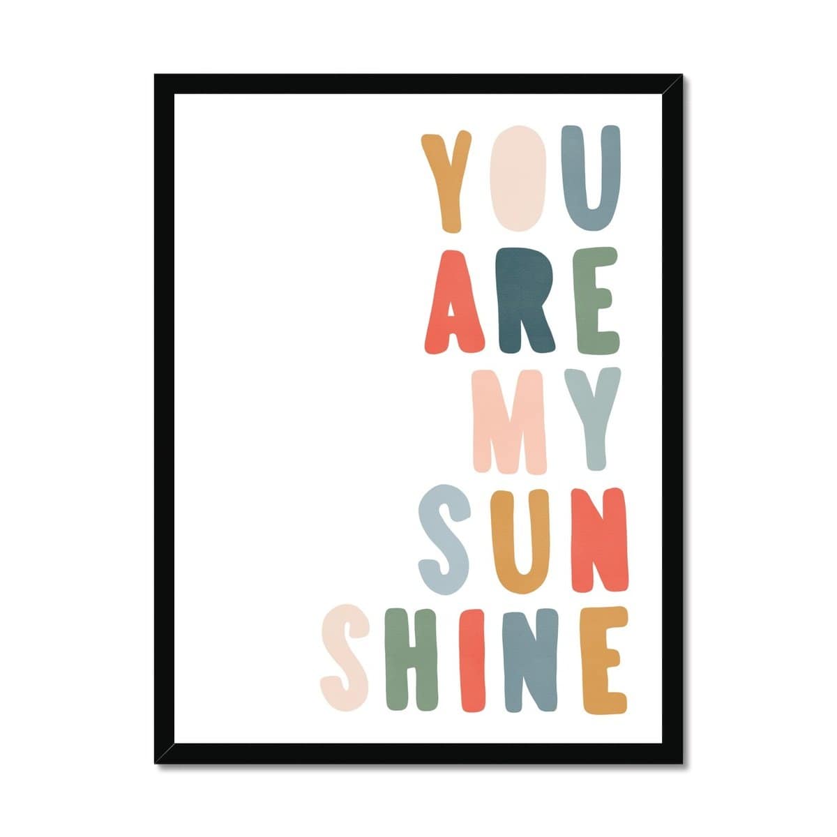 You Are My Sunshine - Magic Carpet |  Framed Print