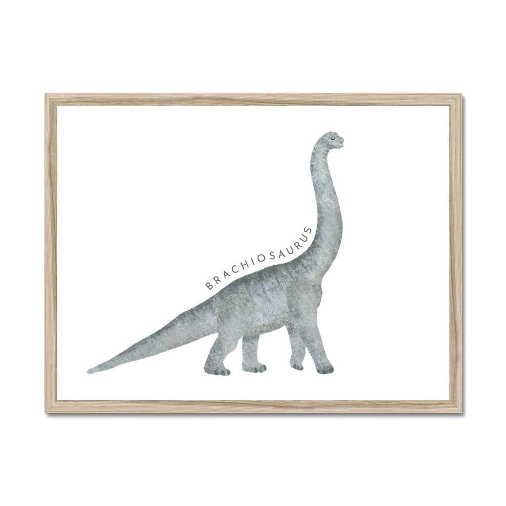 Dinosaur Art - Brachiosaurus |  Framed Print