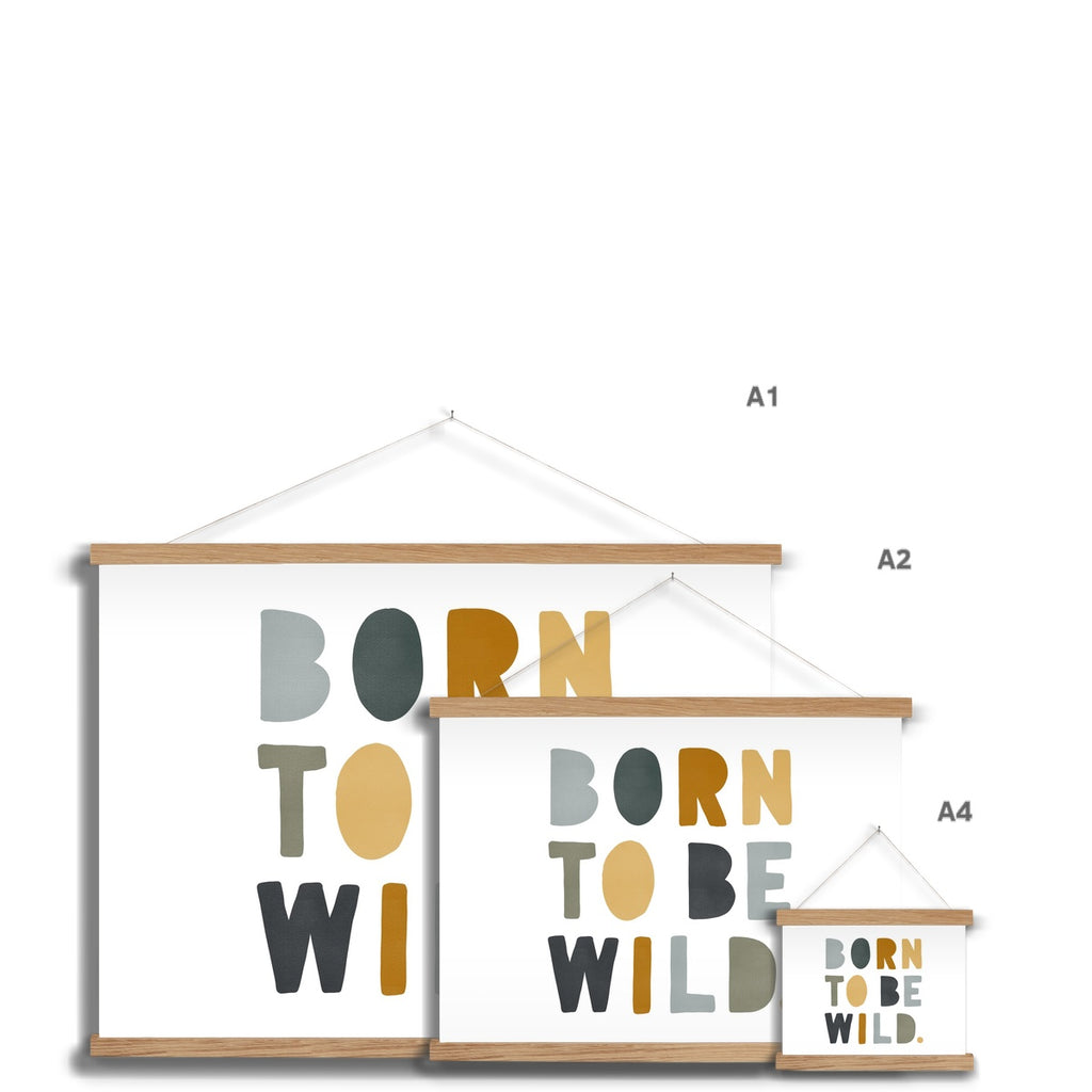 Born to be Wild Print - Jungle Landscape |  Fine Art Print with Hanger