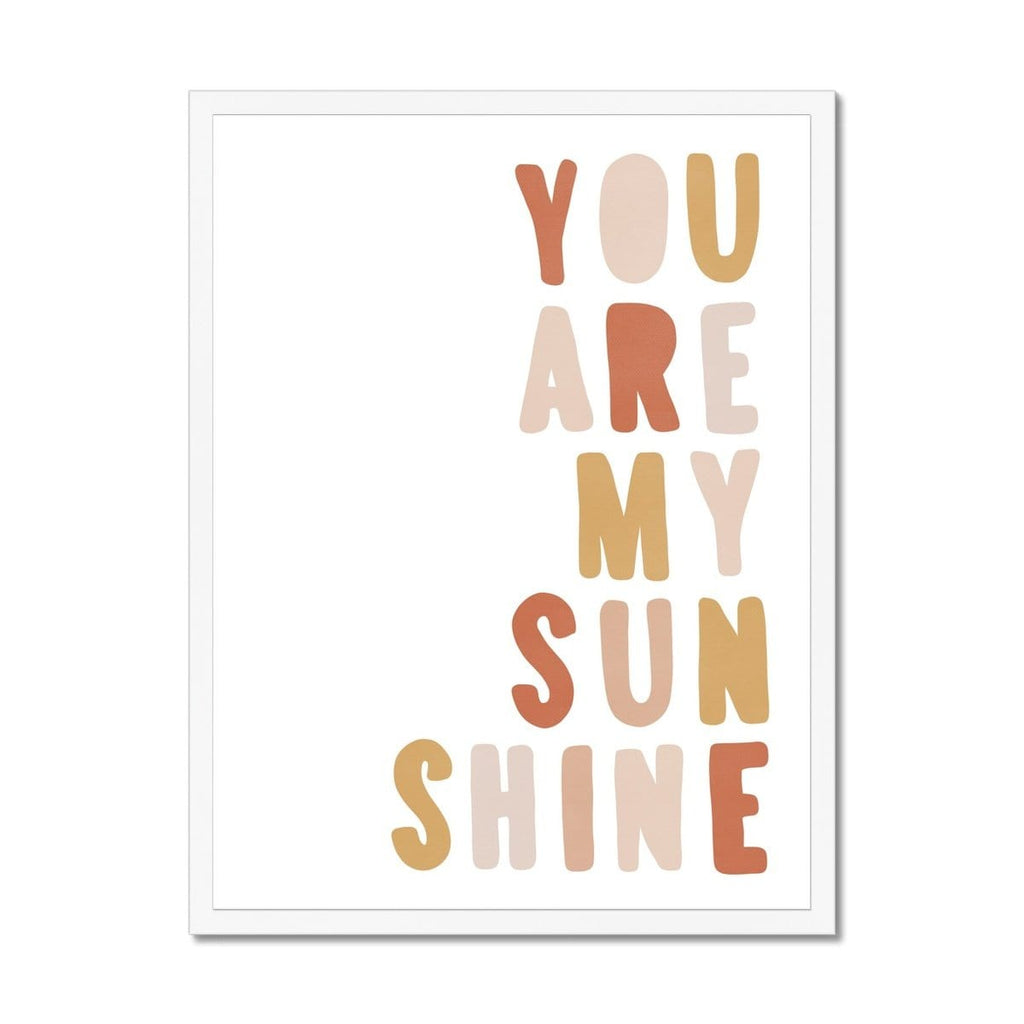 You Are My Sunshine - Sunset |  Framed Print