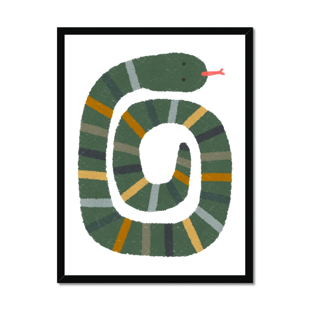 Snake Print - Jungle |  Framed Print