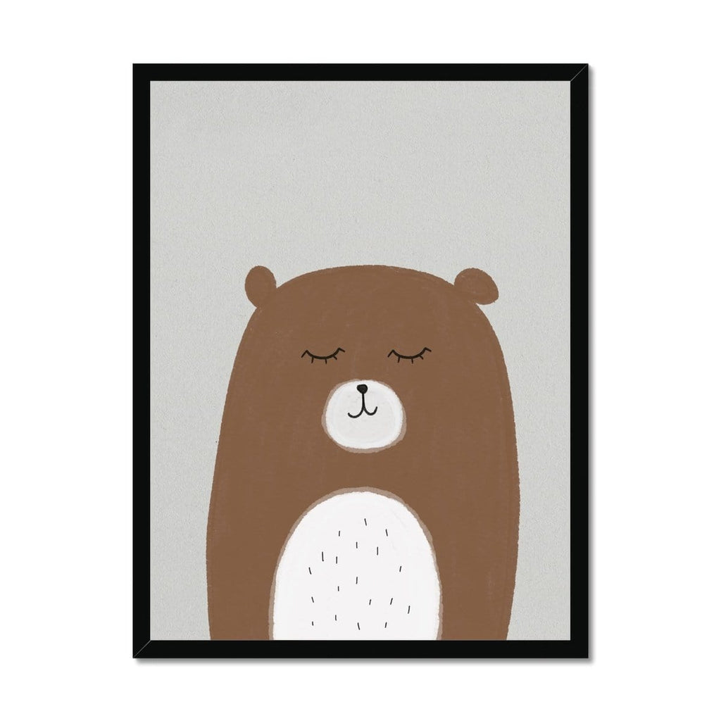 Sleepy Bear |  Framed Print