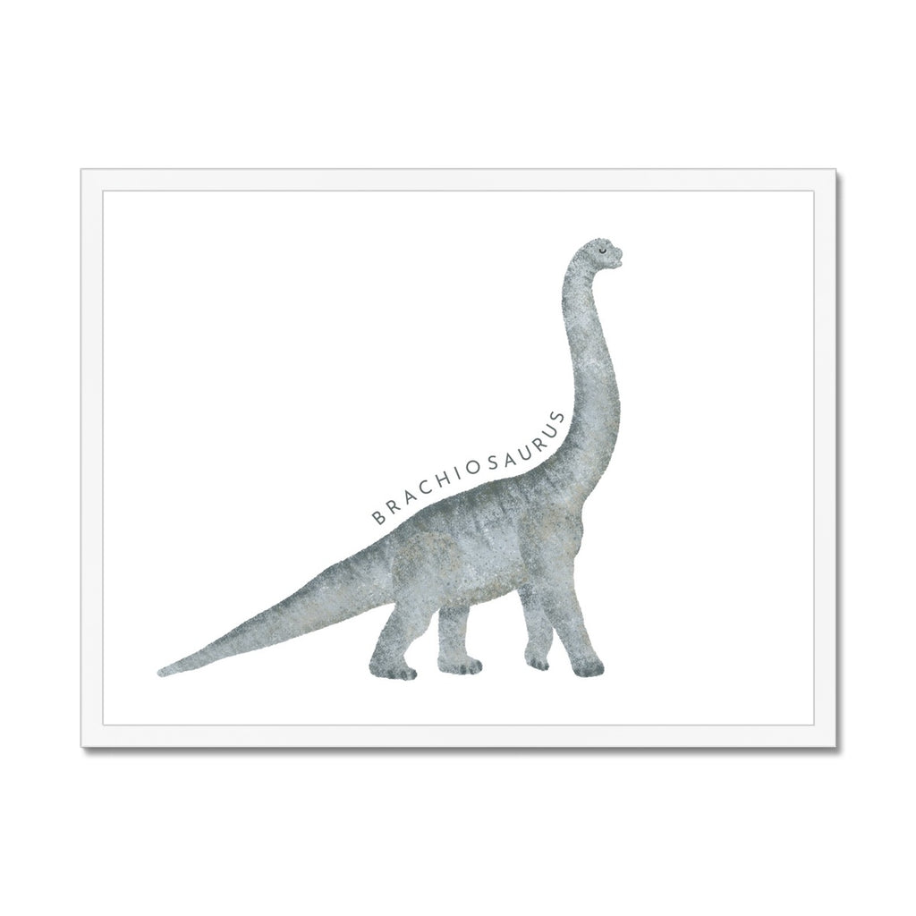 Dinosaur Art - Brachiosaurus |  Framed Print