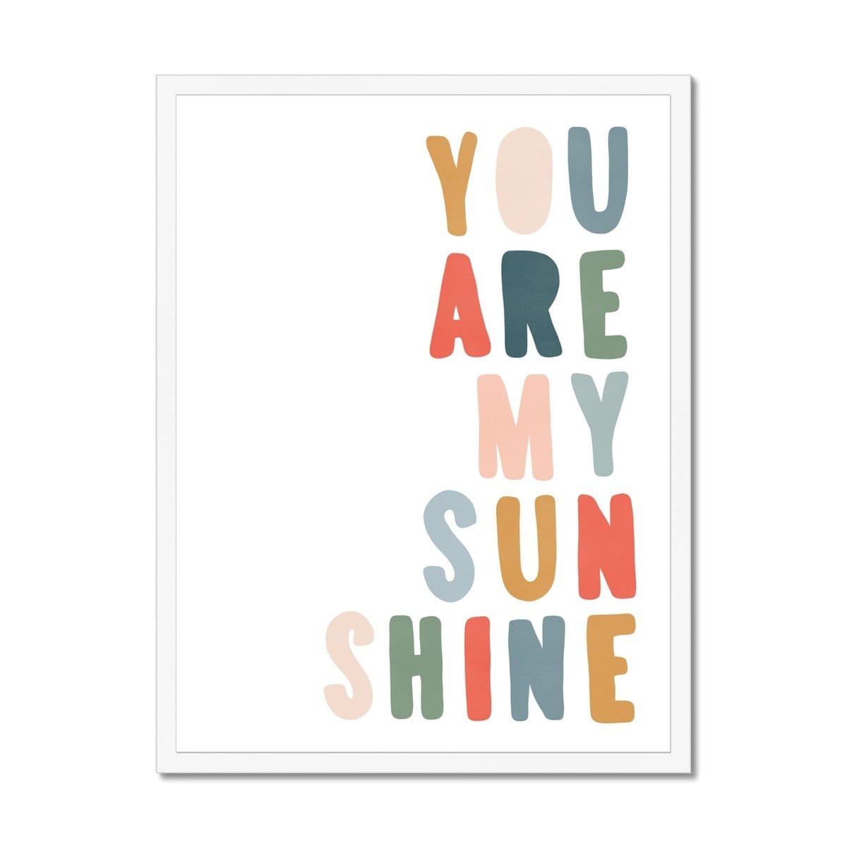 You Are My Sunshine - Magic Carpet |  Framed Print