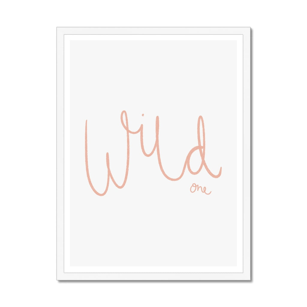 Wild One - Pink |  Framed Print