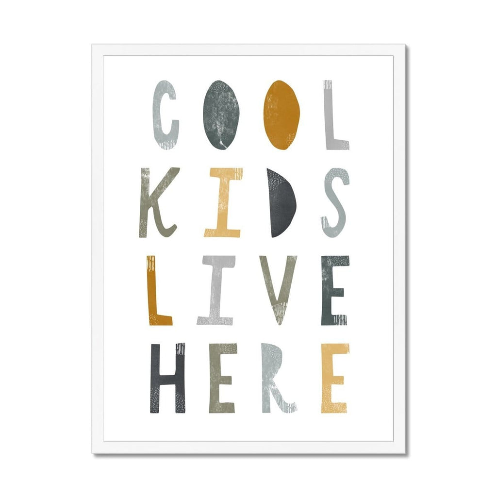 Cool Kids Live Here - Jungle |  Framed Print