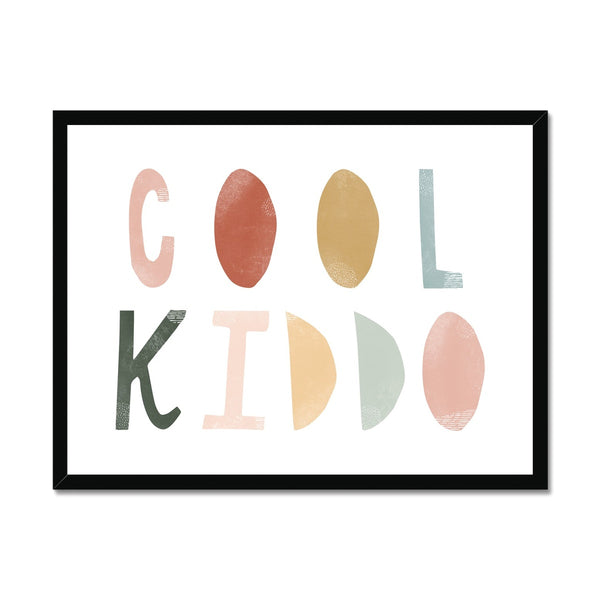 Cool Kiddo - Autumn Walk |  Framed Print