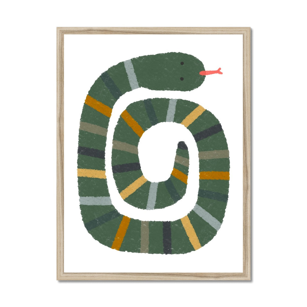 Snake Print - Jungle |  Framed Print