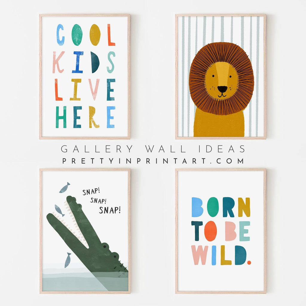 Cool Kids Live Here - Brights |  Fine Art Print