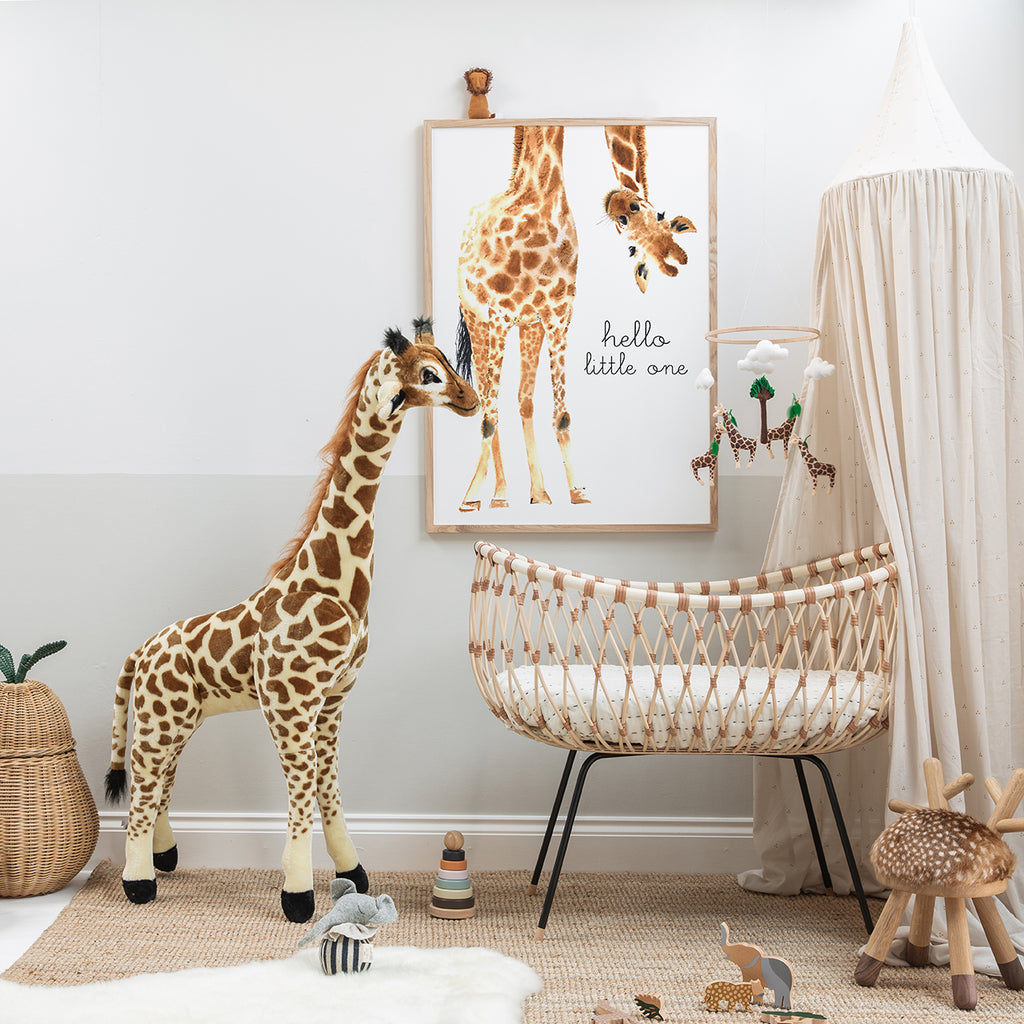 Hello Little One Giraffe - Original |  Unframed